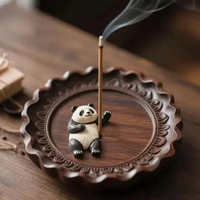 Panda Pedestal For Luck SoulWood